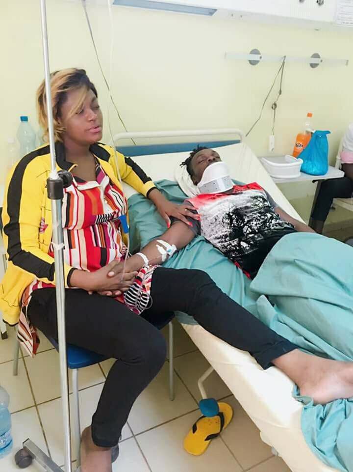 L'humouriste Manitou victime d'un grave accident à Tchibanga.