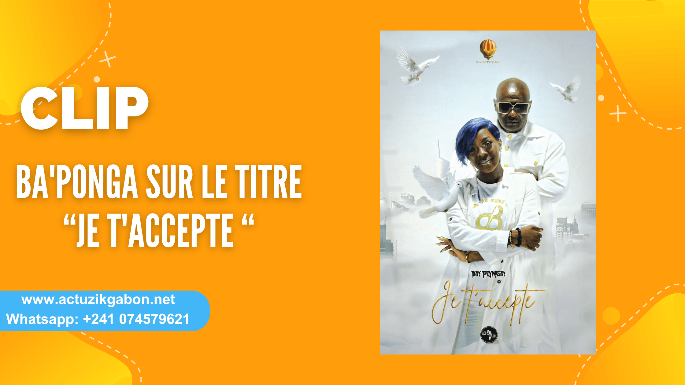 Clip: Ba'ponga partage son engagement envers le Seigneur dans "J'accepte"